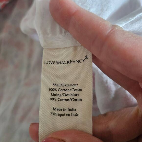 Loveshackfancy Analia Floral-Print Cotton Midi Dress Size Small - Picture 4 of 6